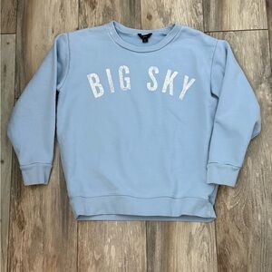J. Crew 'Big Sky' Crew Neck Sweatshirt - Soft Blue